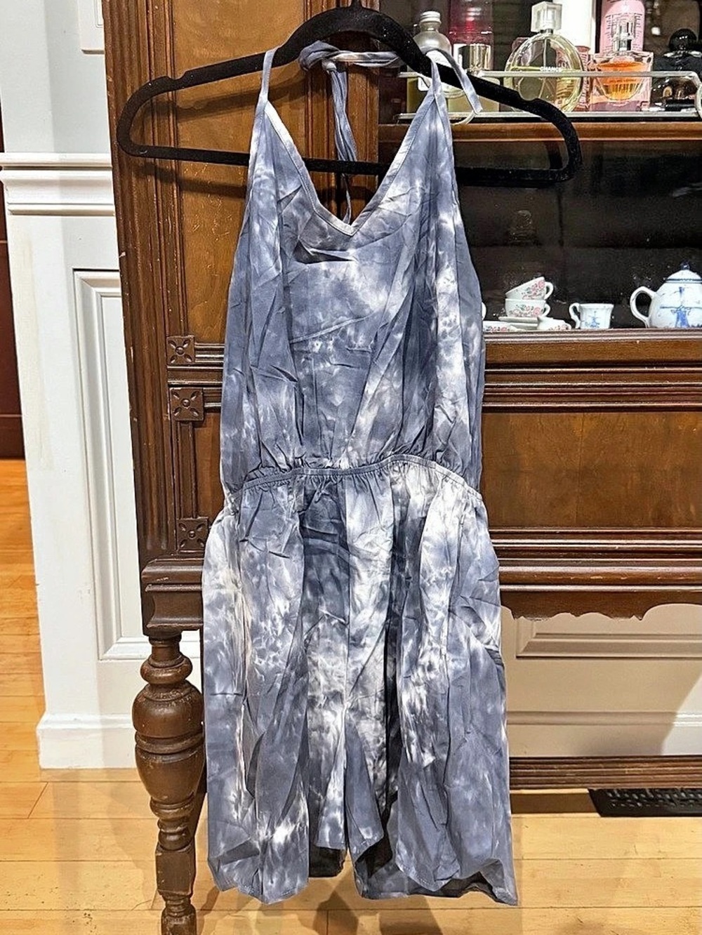 Cupshe Abstract Romper in Gray Size Medium NWT